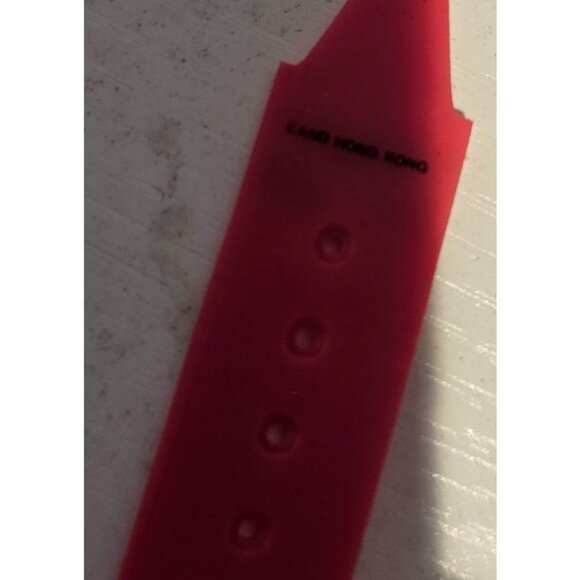 Crayola Crayon Pink Jelly Band Watch Armitron Quartz Vintage 80s Bright UNTESTED - Picture 9 of 9